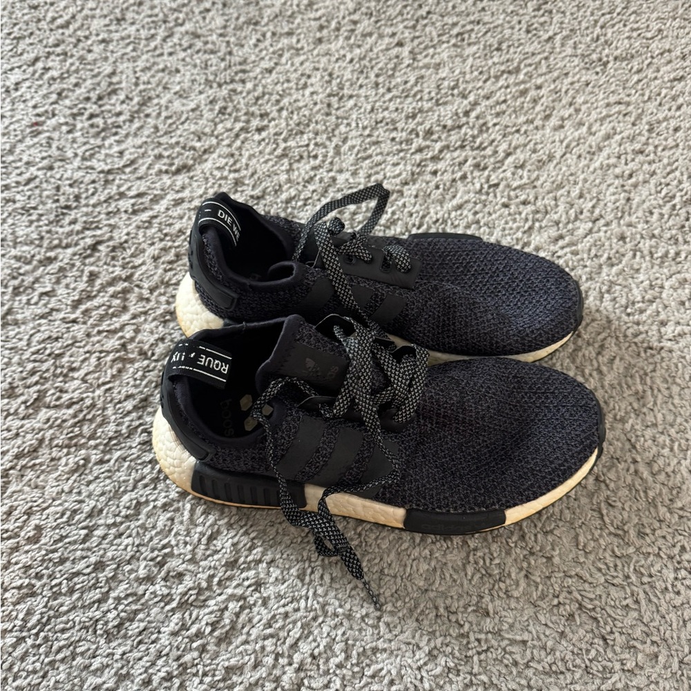 Adidas Black and White Sneakers